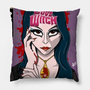 THE LOVE WITCH Purple Cover Pillow