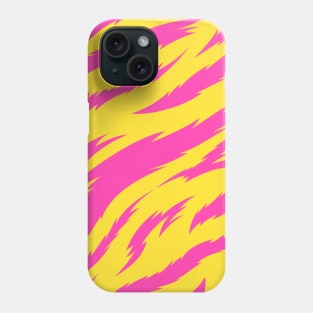 Pink and Yellow Tiger Skin Pattern Phone Case