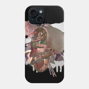 Skull snake art Phone Case