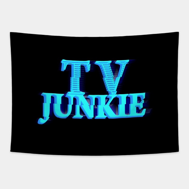 TV JUNKIE #3 COLOR 1 Tapestry by RickTurner