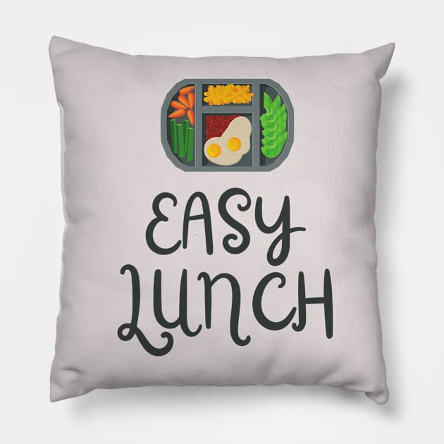 Easy Lunch Pillow by TigrArt