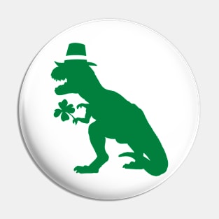 Irish T-Rex Pin