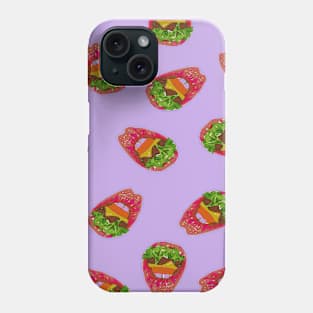 bruger lips pattern Phone Case