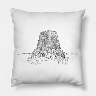 Devils Tower, WY Pillow