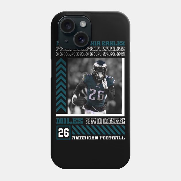 MILES SANDERS Phone Case by hackercyberattackactivity