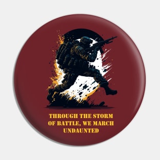 Brave Soldier Pin