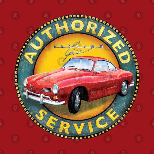 Authorized Service - Karmann Ghia by Midcenturydave