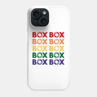 Box Box F1 Tyre Multi Colour Design Phone Case