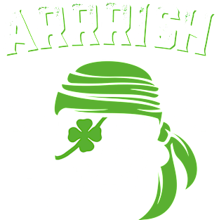 Arrish Irish Pirate Funny St Patricks Day Magnet