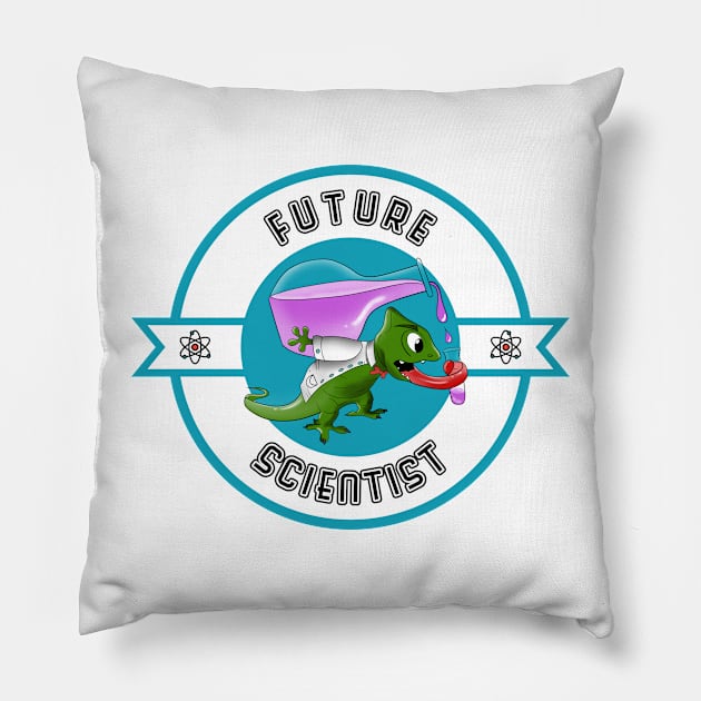 Future Scientist - Future Kid Pillow by Quietly Creative