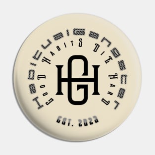 Habitual G logo Pin