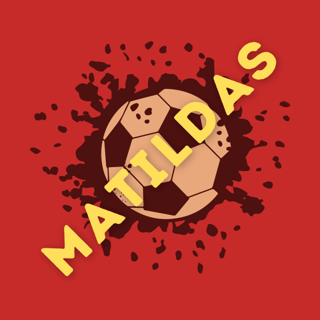 Matildas soccer australian T-shirt/gift by PC SHOP