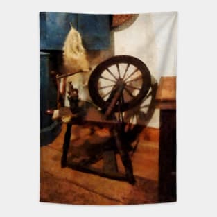 Small Spinning Wheel Tapestry