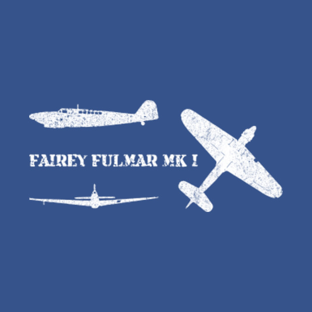 Disover Fairey Fulmar WWII Fighter Plane - Wwii Fighter Plane - T-Shirt