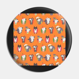 Halloween llama Pin