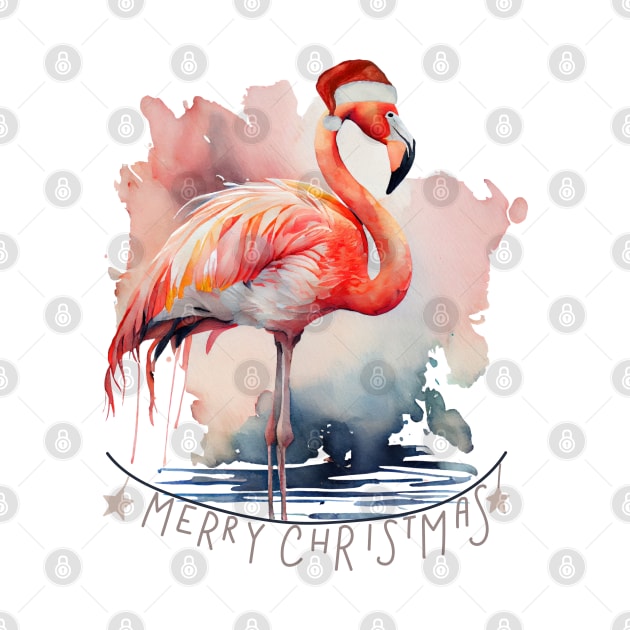 Flamingo Christmas by blaurensharp00@gmail.com