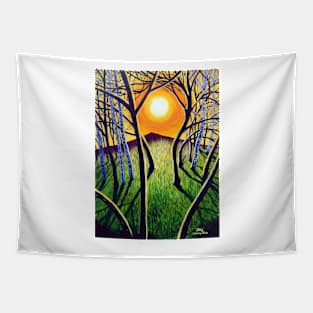 'SUNRISE OVER THE MOUNTAIN' Tapestry