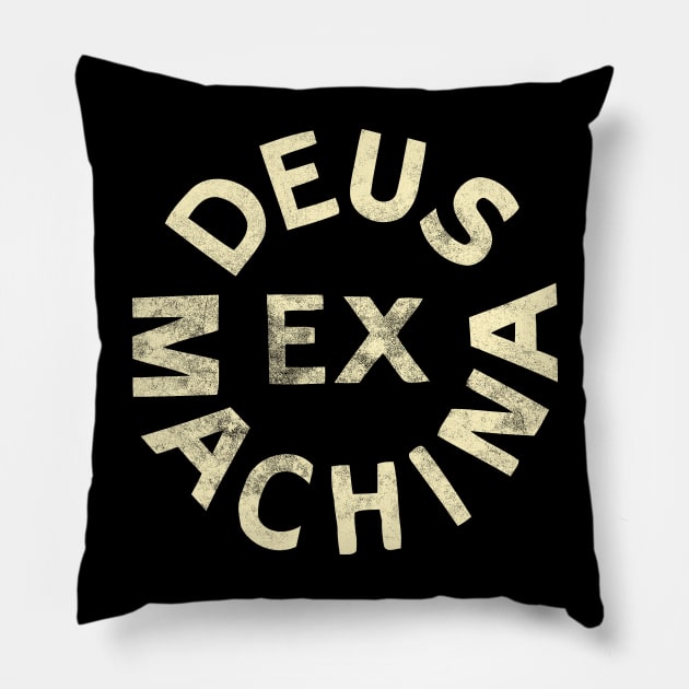 Deus Ex Machina Custom Pillow by loginoch