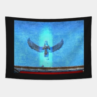 Angel statue Tapestry