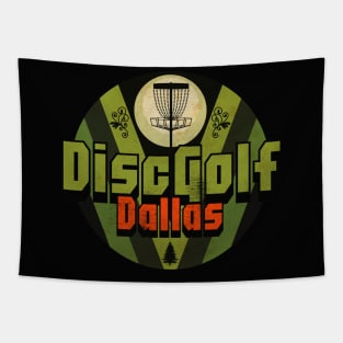 Disc Golf Dallas Tapestry