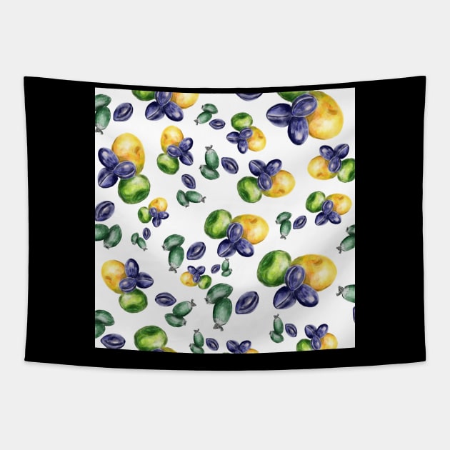 Fruit Salad Tapestry by Art by Ergate