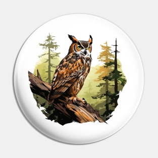 Hoot Owl Pin