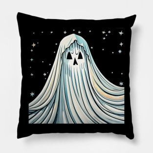 White sheet ghost Pillow