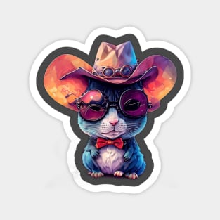 Cartoon Cowboy Mouse Magnet