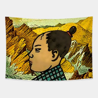 japanese boy Tapestry