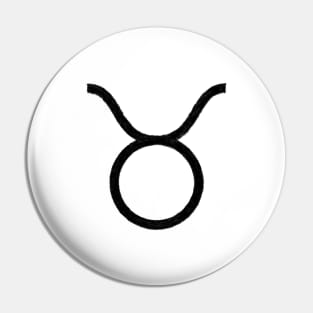 TAURUS SYMBOL IN OIL Pin