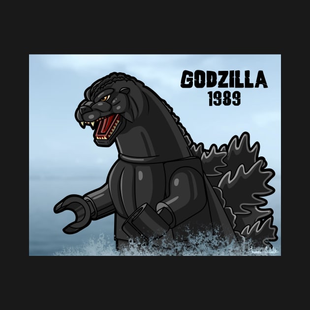 LEGO Godzilla 1989 by schultzstudio