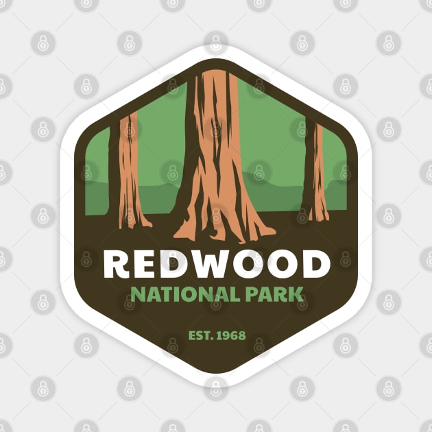 Redwood National park Magnet by AnthonyAyy