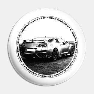 NISSAN GT-R R35 Black 'N White 4 Pin