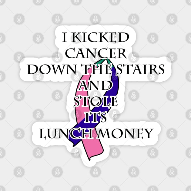 Thyroid Cancer Bully Magnet by BlakCircleGirl