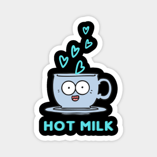 A cup of hot milk that is happy until the smoke rises to the heart. Magnet