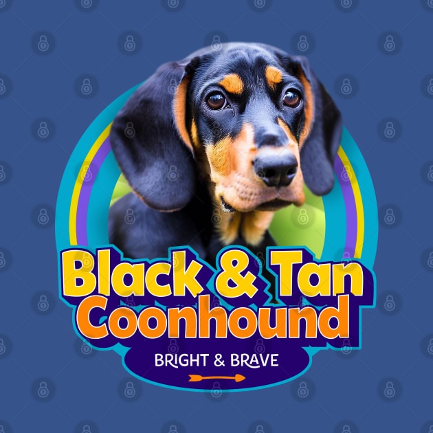 Black and Tan Coonhound by Puppy & cute