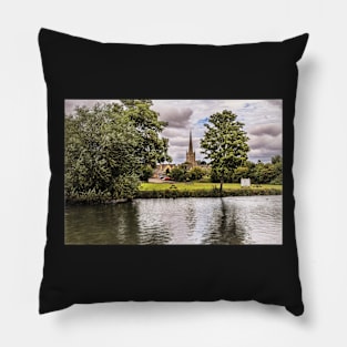 Across The Thames At Lechlade Pillow