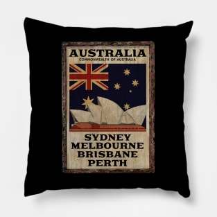 make a journey to Australia Pillow