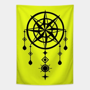 Wind rose and dream mandala Tapestry