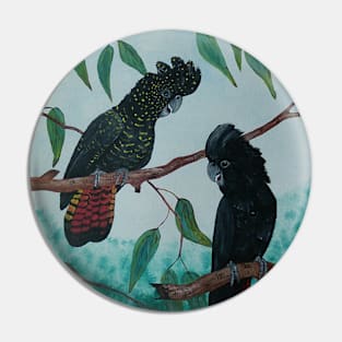 Black cockatoos bird art cockatoo painting Pin