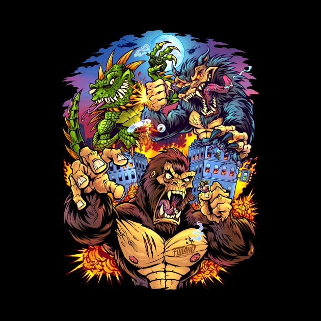 Rampage Arcade Tribute by FlylandDesigns