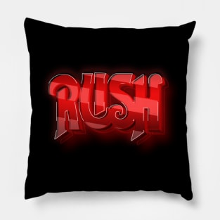 Rush - Red 3D Pillow