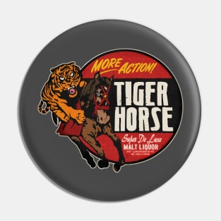 Vintage Tiger Horse California Malt Liquor Pin