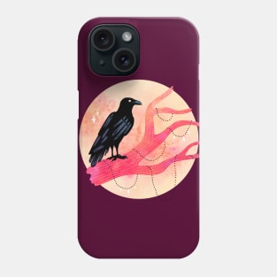 Raven Moon Phone Case