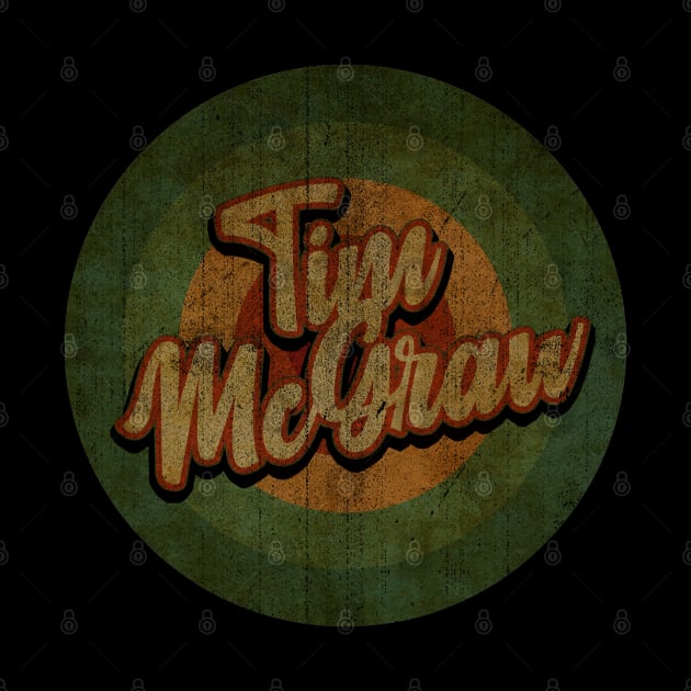 Circle Retro Vintage Tim McGraw by Jokowow