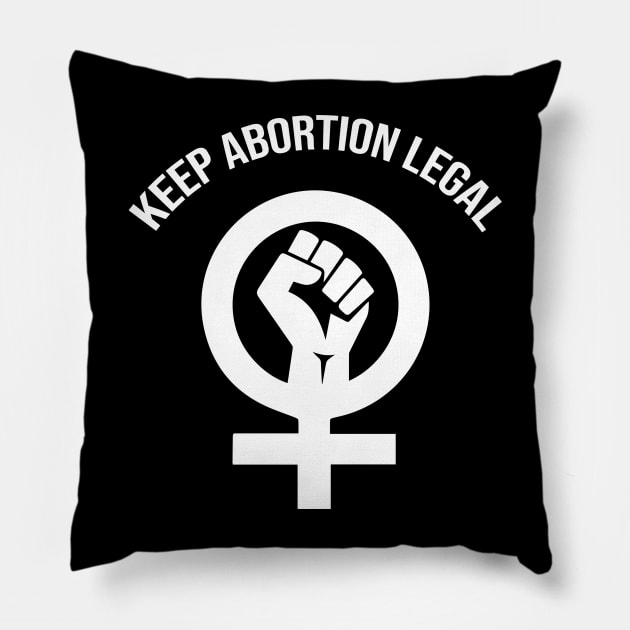 Keep Abortion Legal Pillow by Aratack Kinder