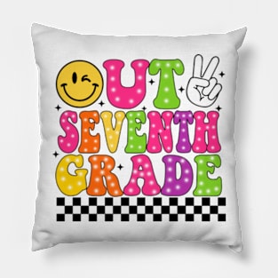 Peace Out School, Graduation Seventh Gradeac, Last Day of School, End of School Pillow