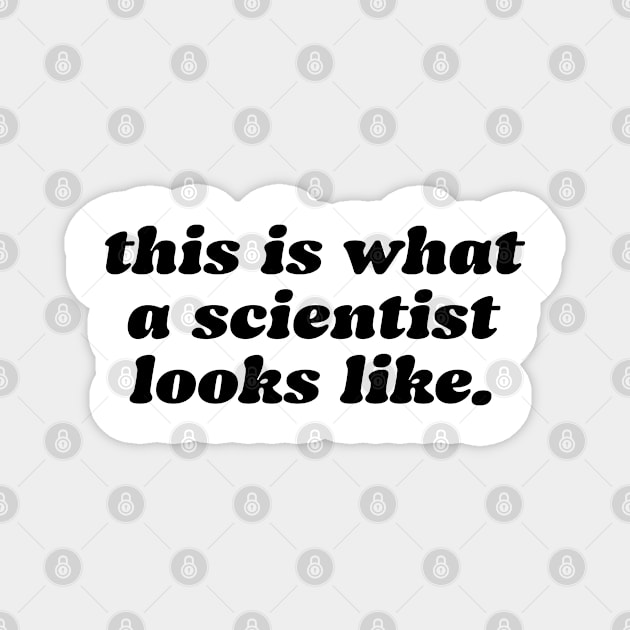 this is what a scientist looks like Magnet by labstud