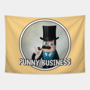 Punny Business Tapestry