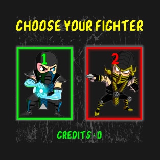 Choose your fighter Mortal Kombat Team T-Shirt